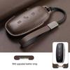 Denza D9 DM-i Key Case Cowhide Cover for 26 Models, Shell Buckle for N7 N8 Interior Modification