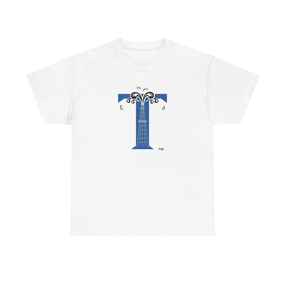 

Vintage Inspired Minor League Baseball Oklahoma Tulsa Drillers Unisex T-shirt Tee, XL