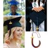 Rainbow Commencement Tassels With Year Charm Graduation Hat Tassels For Academic Gowns Caps and Graduation Ceremonies