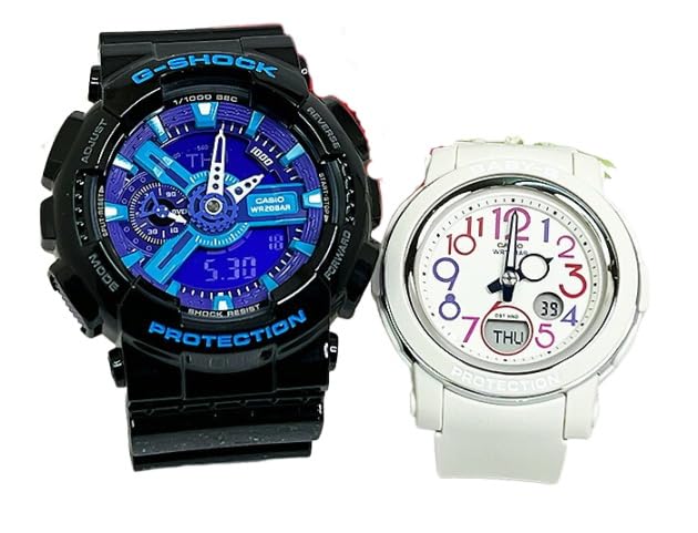 

[Casio] CASIO Pair Watch G-SHOCK G-Shock BABY-G Baby G Ana-Digi Battery Operated Genuine Pair Case Set of 2 GA-110HC-1AJF BGA-290PA-7AJF Watch