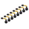 8pcs Tire Valve Extension Universal Aluminum Alloy 50 Degree Angled Tire Valve Stem Extension Adaptor for Electric