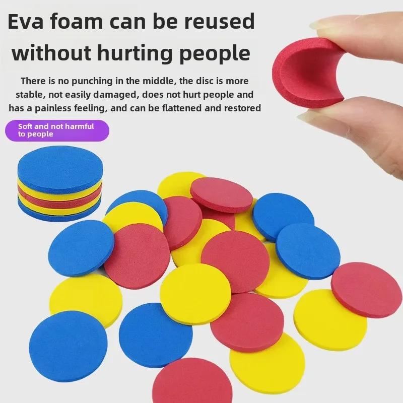 Funny Cat Toys Creative Turnip Gun with 15pcs Reusable Foam Flying Disc Pet Hunting Interactive Toy Dog Cat Pet Supplies