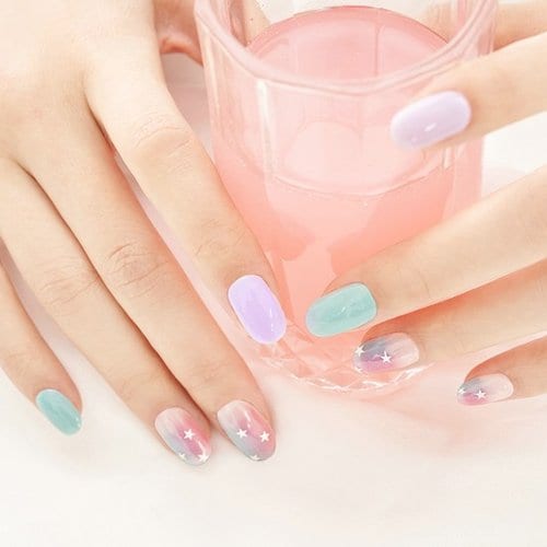 

EDGEUU Unicorn Sparkle Self Gel Nail