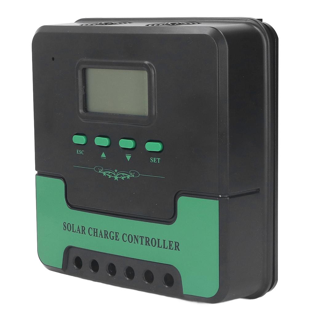 MPPT Solar Charge Controller 12V 24V Automatic Identification LCD Panel Regulator Intelligent Lighting Battery Charging