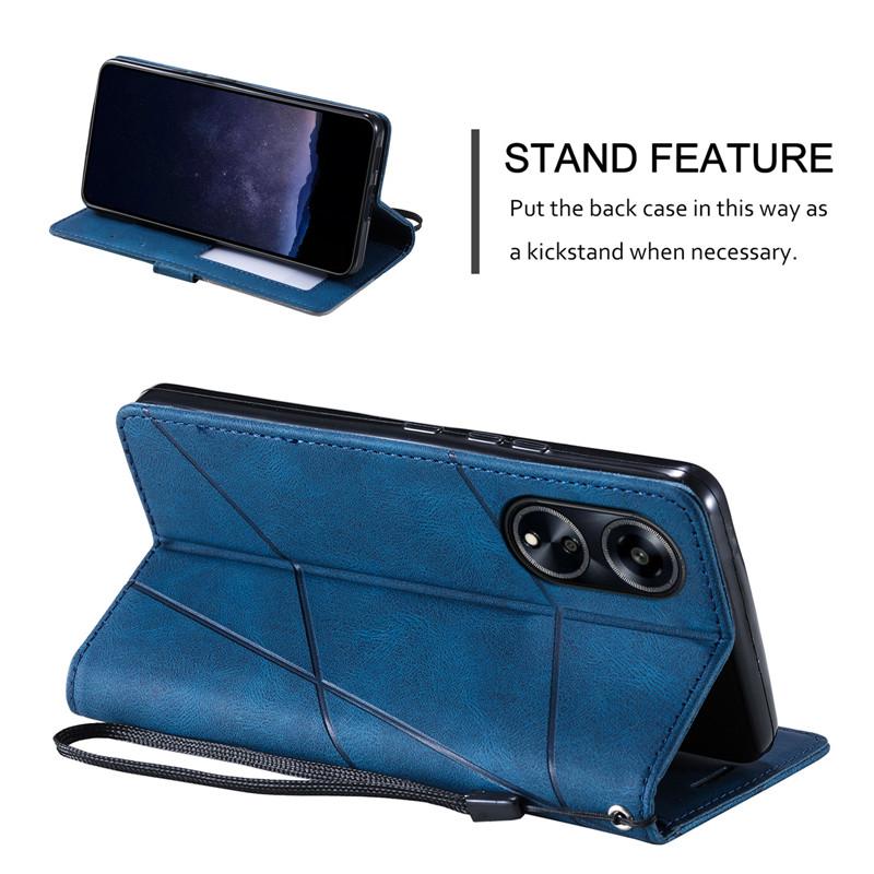 Flip Magnetic Leather Cover For OPPO A78 4G A58 A98 Reno10 Pro 5G Reno8T 4G A 78 58 OppoA78 OppoA58 Wallet Stand Phone Cases