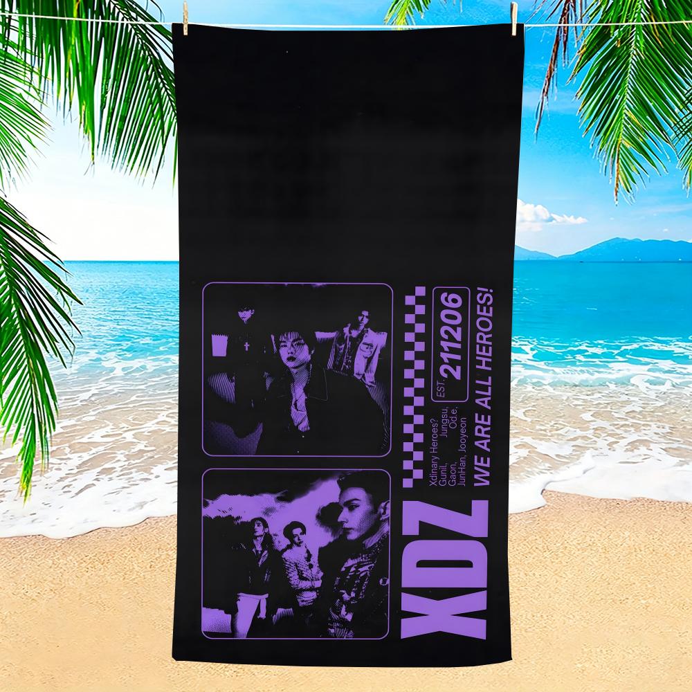 X-Xdinary Heroes Towel Microfiber Beach Towel, Quick-Dry, Sand-Free, Ultra-Fine Fiber, Super Soft.