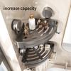 Bathroom Suction Cup Type Storage Rack Without Punching Tripod Rack Toilet  Wall Corner Wall Hanging Storage Shelf