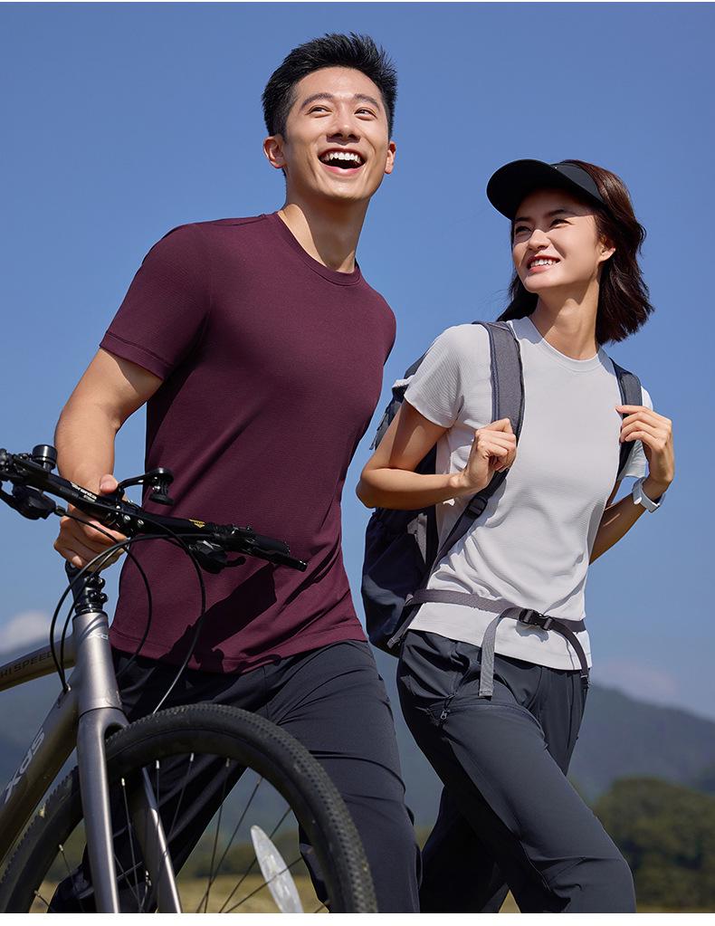 Custom Print Quick-Dry Crew Neck T-Shirt for Company Advertising, Outdoor Events, and Team Building.