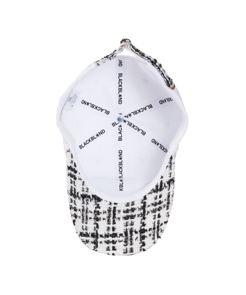 BLACKBLOND Vividi Tweed Cap (White)