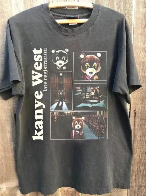 Kanye West Shirt, Kanye West Retro Style Charcoal T-shirt Unisex S-5XL L