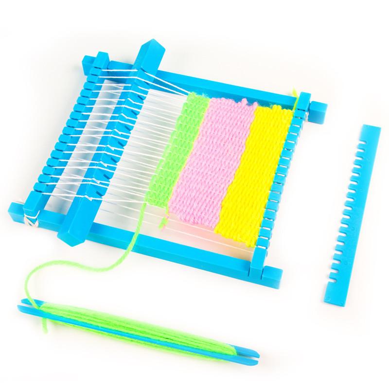 

Kids Stem Fabric Weaving Machine With Abs Material For Handeye Coordination Development
