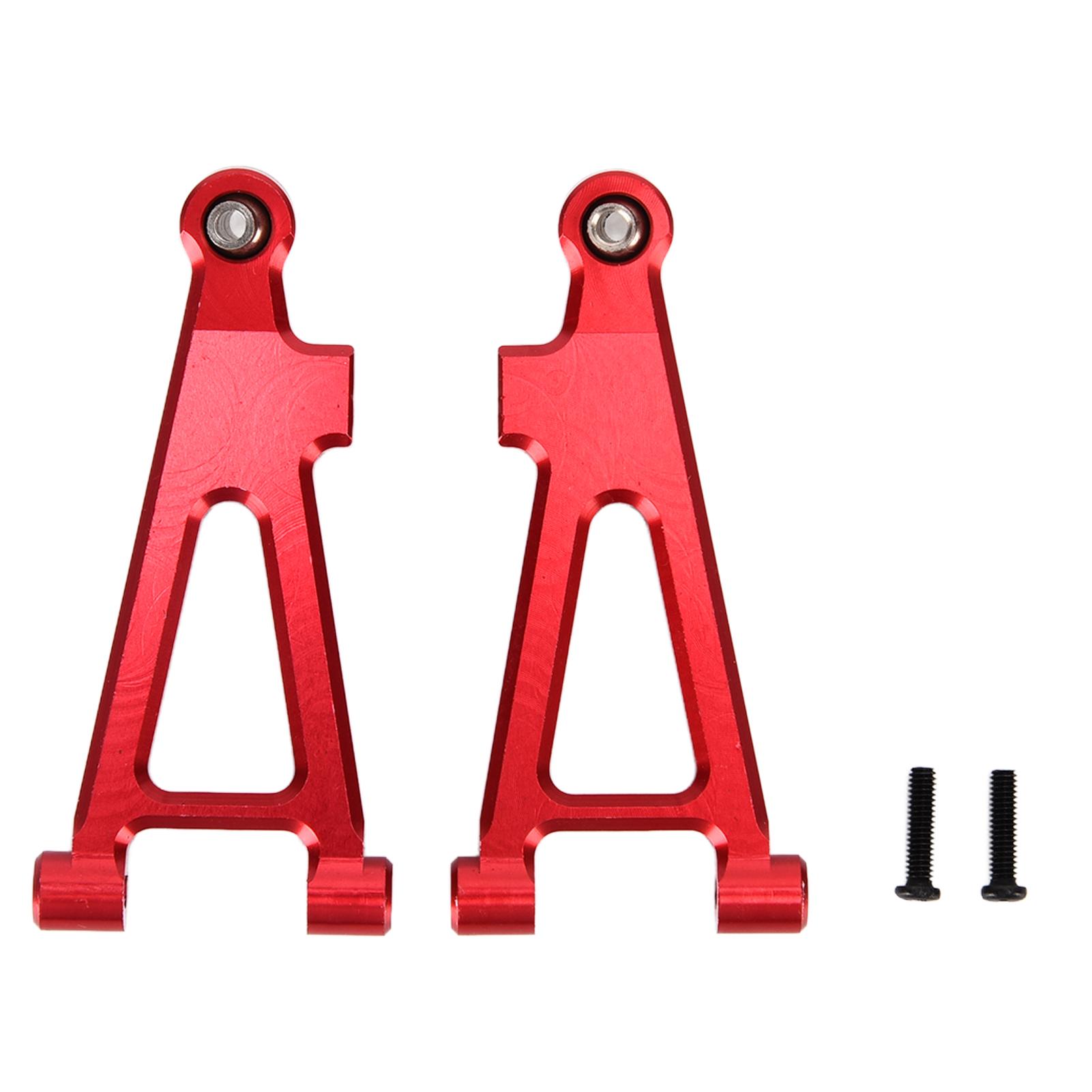 

2 шт. Передні нижні важелі підвіски Алюмінієвий сплав Червоні важелі підвіски Заміна з гвинтами для