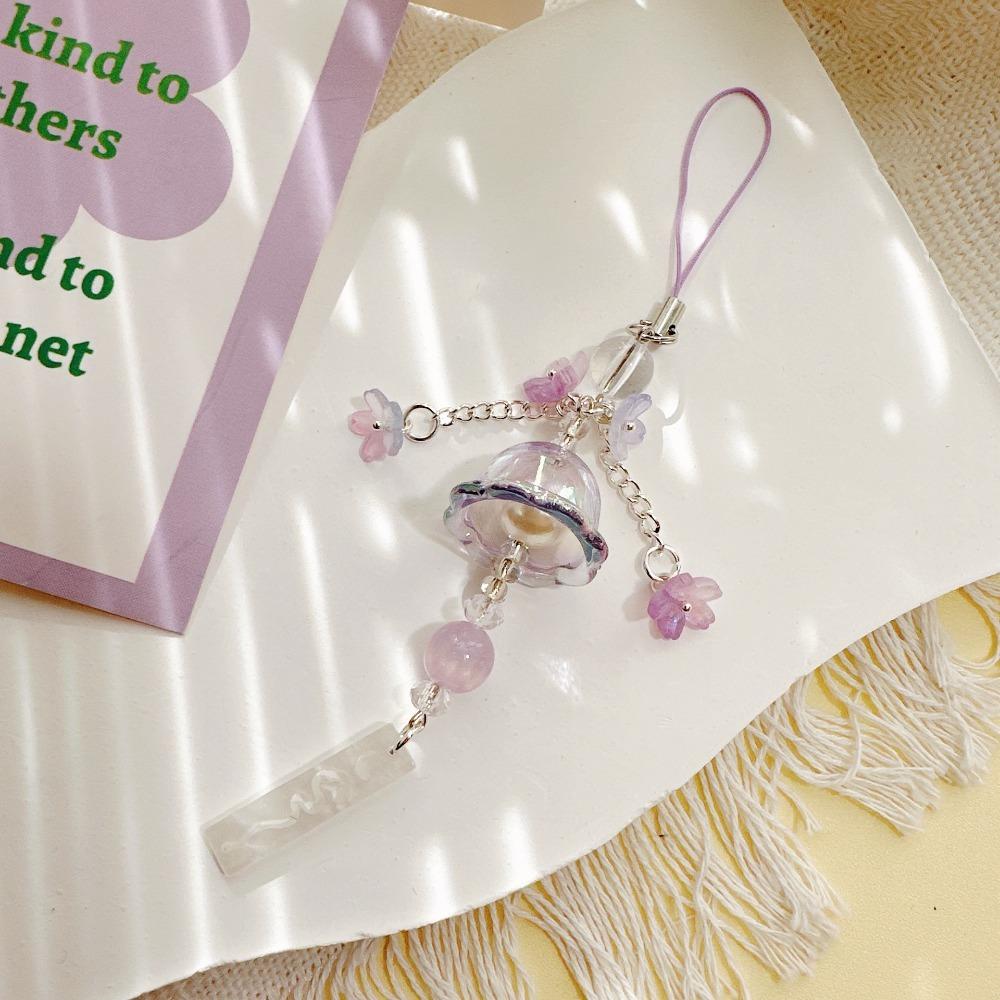 Auto Hängedekoration Qualle Windspiel Kirschblüten Blume Anhänger Handykette