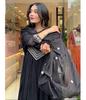 Women Cotton Anarkali Salwar Kameez Set Bollywood Party Wear Designer Top Tunic Kurti
