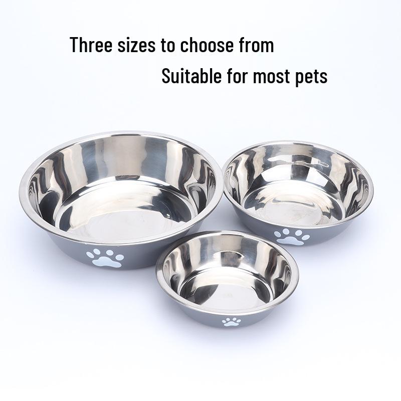Hundenapf aus Edelstahl mit großer Kapazität und Kippschutz für mittelgroße und große Haustiere