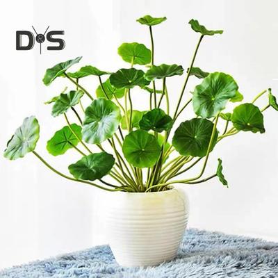 Simulated Lotus Leaf Decor Lifelike Faux Lotus Leaves Easy To Maintain Artificial Green Plant Decoration Artificial Lotus Leaves for Indoor Home Decor
