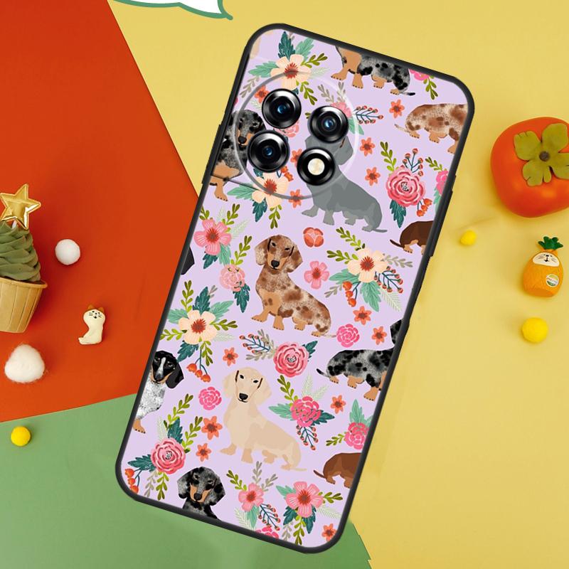 Dachshund Teckel Dackel Dog Case For OnePlus 9 10 Pro 11 12 13 15 13T 13R 12R 10T 8T Nord 5 CE 2 3 4 Lite N20 N30 Cover