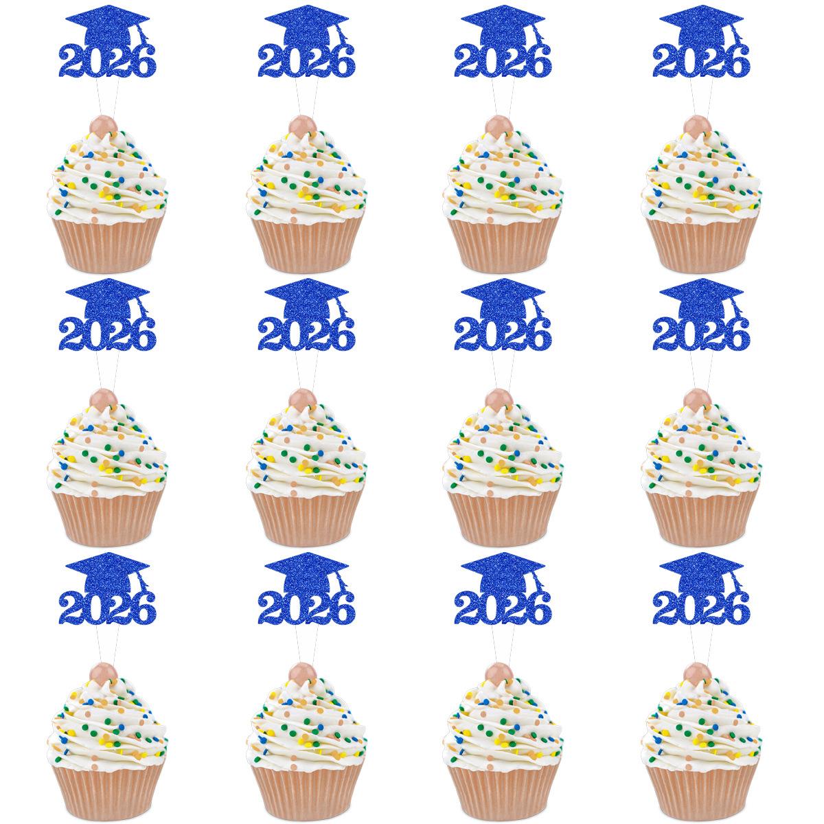 

Graduation Party, Power Strip, Graduation Party, Doctorate Hat, Sticker Blue 2026 doctor hat small power strip [12pcs]