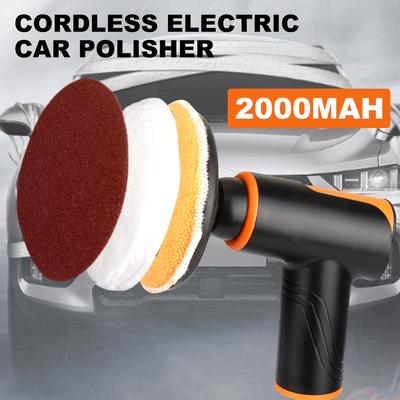 Electric Wireless Car Polisher Machine Auto Polishing Machine Adjustable Speed Sanding Waxing Tools Car Accessories Power Tools