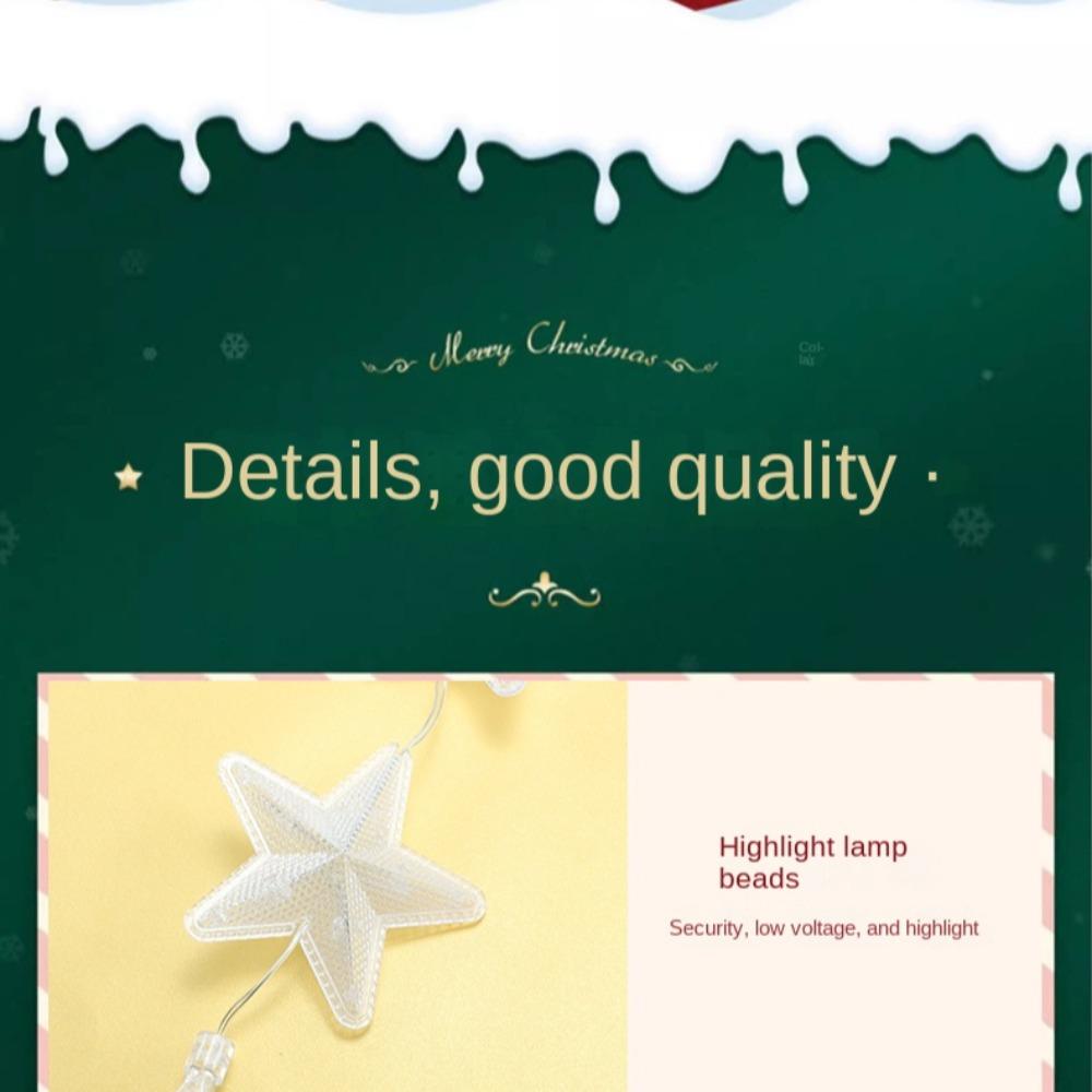 Fairy String Lights Star Lamp Curtain Garland Hanging Lamp  Holiday Wedding Party