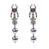 Butterfly Nipple Clamps Heavy Duty - Powerful Clitoris & Breast Stimulation Tools