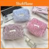 Plush Makeup Storage Bag With Large Capacity For Travel And Beauty Organization
