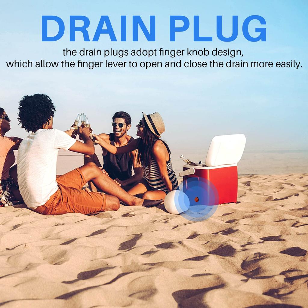 Webolu Cooler Drain Plug Compatible Replacement for Most Rotomoulded Coolers, Small Drain Plug with Leak Proof Design, 1 Pack