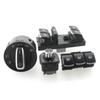 6pcs/set Switch For VW Headlight Side Mirror Master Window Door Switch Set for VW Golf MK5 6 Jetta MK 3 Passat B6 CC Golf Plus