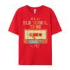 Retro Cassette Tape Music 80s 90s Women Plain T Shirts Wholesale Mans Year 2025 Graphic T Shirts Tshirts Unisex Vintage Style