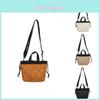 Nylon Water Bucket Bag With Zipper Closure For Casual Daily Use
