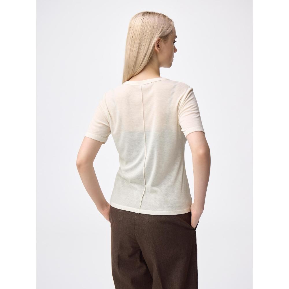 Gu By UniQlo SofT Sheer Crewneck T Q