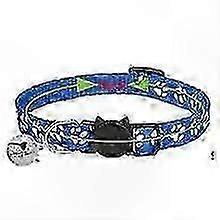 Reflective Cat Collars with Bell - 12 Pack Safety Breakaway Design for Night Visibility and Pet Security-Good
