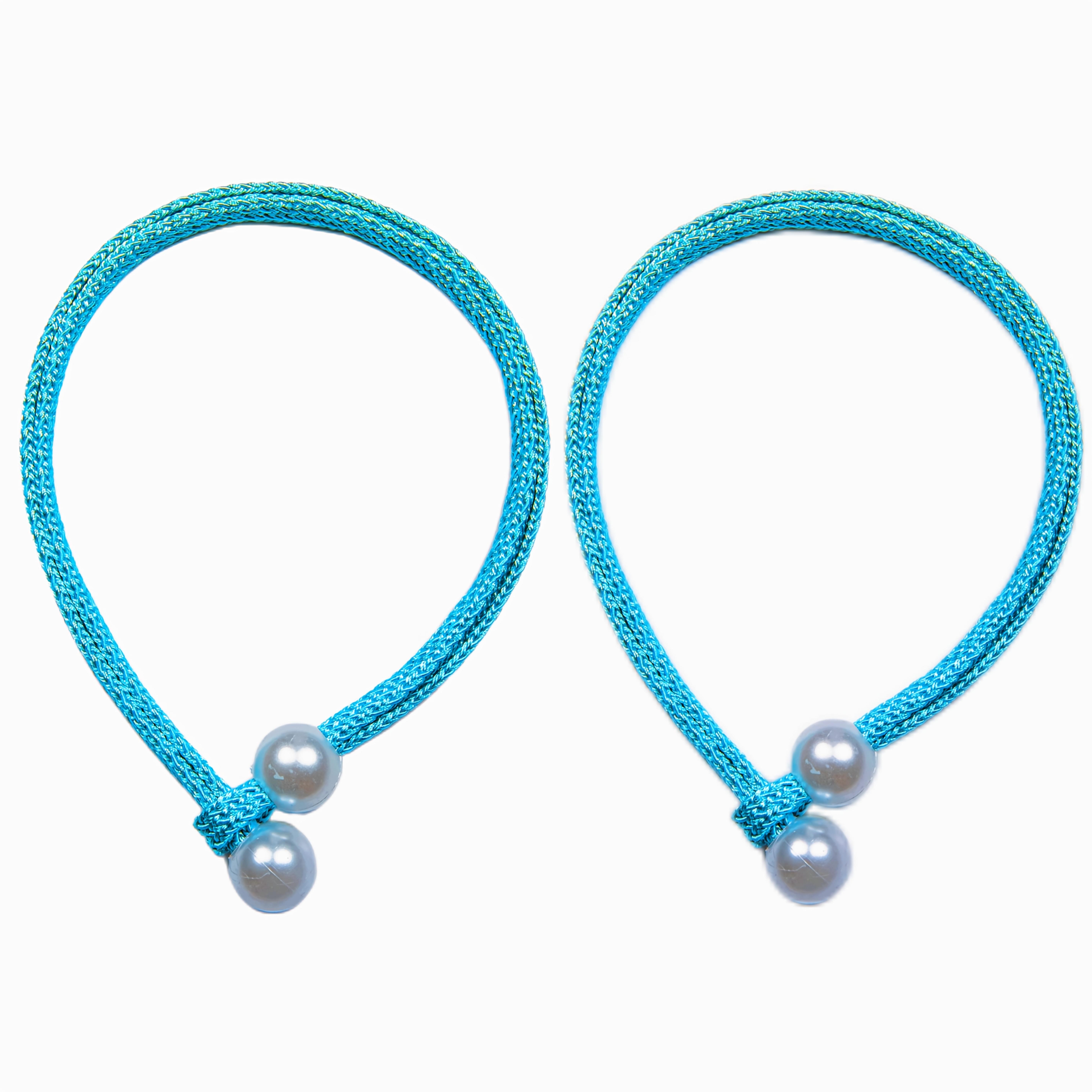 

2 Adjustable Curtain Tiebacks, Modern Minimalist Style with Small Pearl Design, Suitable for Living Rooms, Offices, and Home Decor