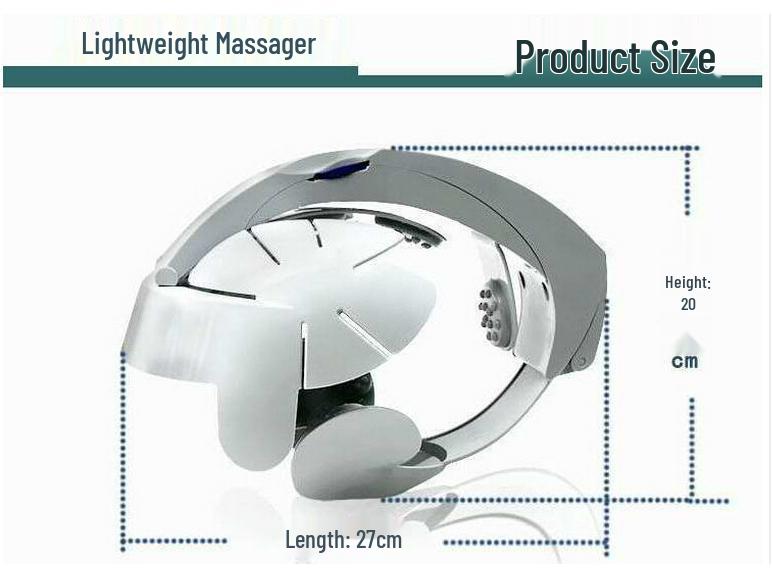 USB Electric Head Massager for Brain Fatigue Relief - Multifunctional Therapy Instrument for Decompression