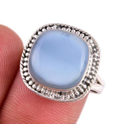 Natural Owyhee Opal Gemstone 925 Solid Sterling Silver Jewelry Ring Size 7 k2A39