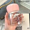 10.2Oz Mini Water Glass Bottle Clear Milk Cup Portable Reusable Drinking Cups Summer Drinkware Travel Outdoor Birthday Gifts