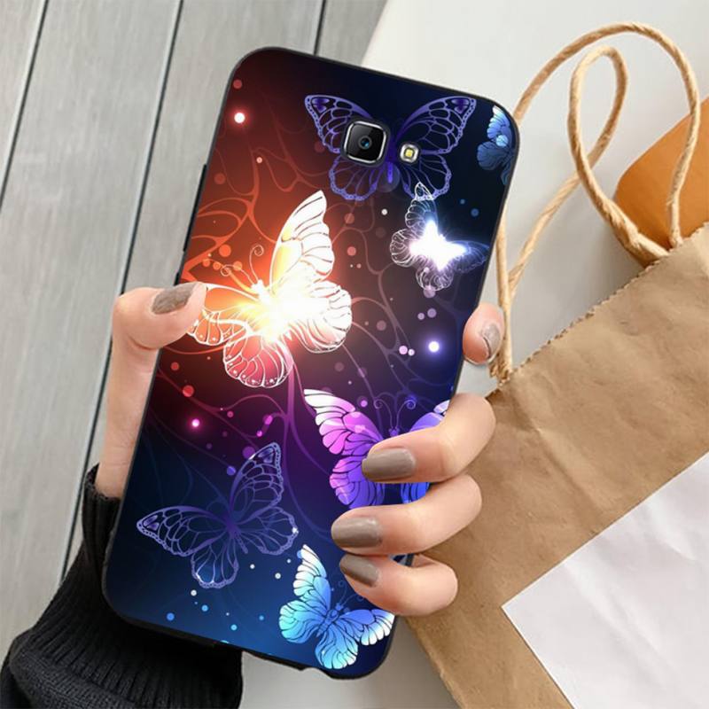 Cute Colorful Butterfly Phone Case for Samsung S20 lite S21 S10 S9 plus for Redmi Note8 9pro for Huawei Y6 cover