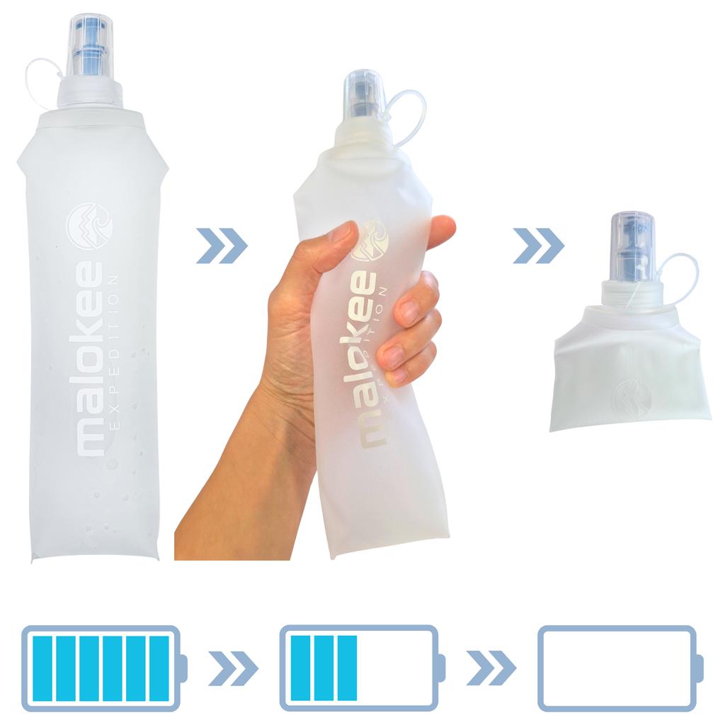 Soft Flask 500 Soft Water Bottle for Running Trekking Cycling