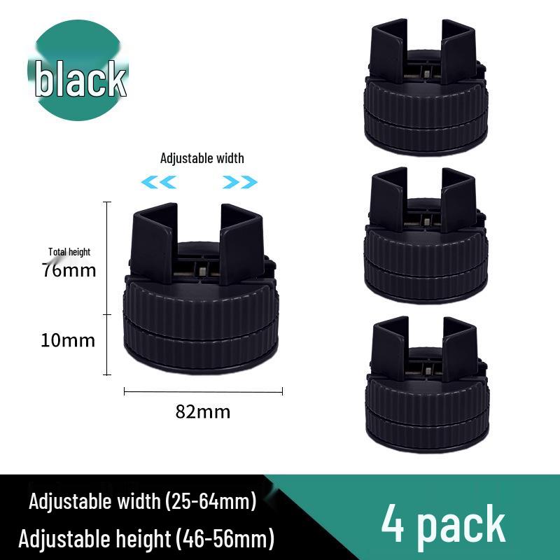 Adjustable Anti-Slip Table Leg Heightening Pads for Furniture, Coffee Tables, and Washing Machines