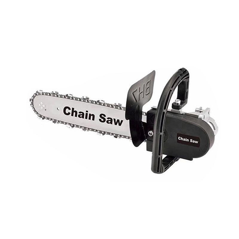 **Electric Chainsaw Attachment for Angle Grinders – Auto-Oiling Wood Splitting & Polishing Tool**
