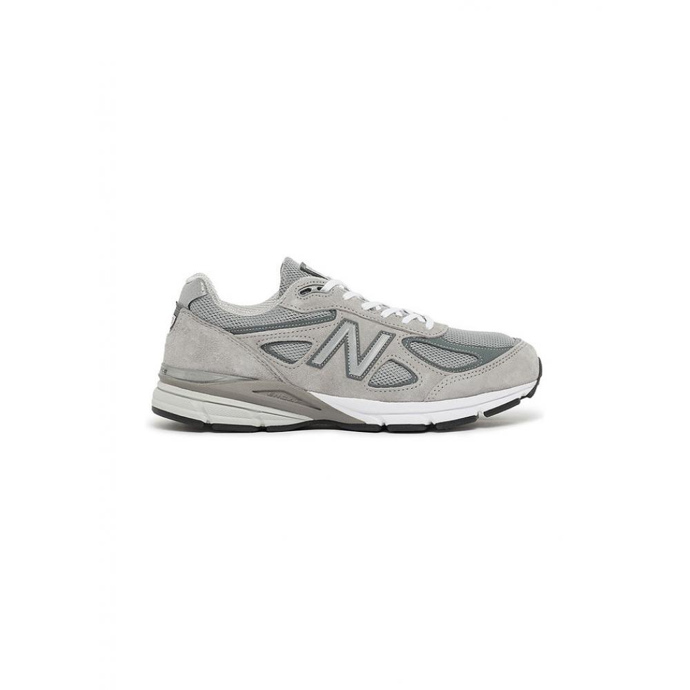 

New Balance 24fw 990v4 990v4 Made In Usa Grey Silver Union Sneakers GREY SILVER/10