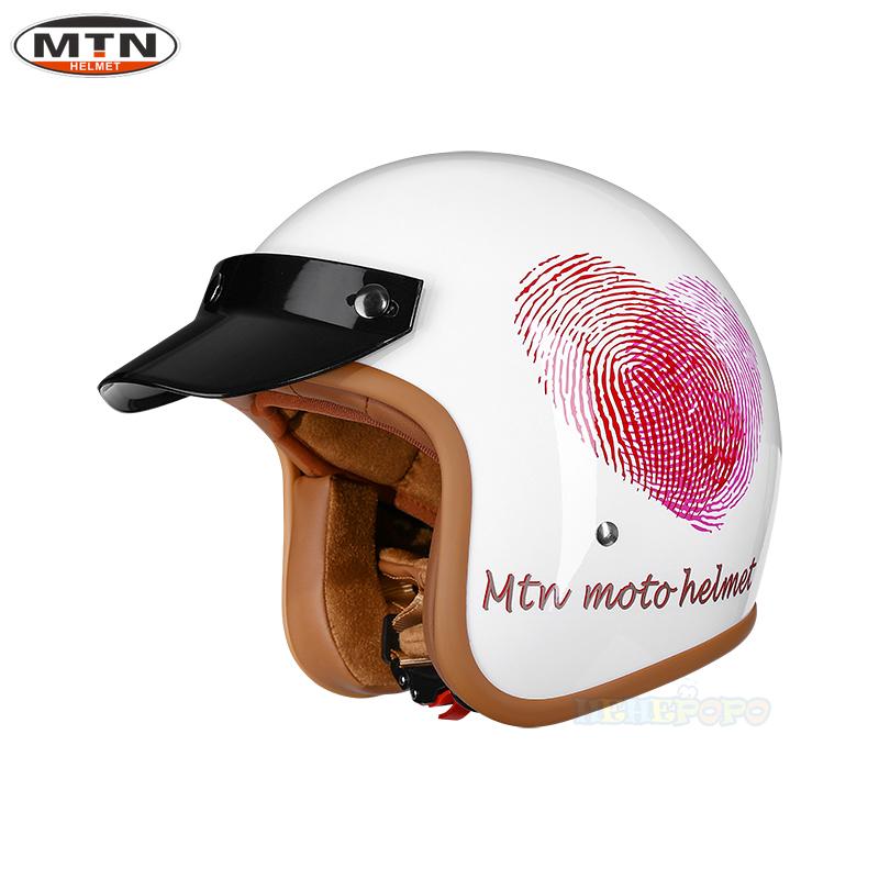 

Newly Launched Vintage Motorcycle Helmet DOT Certified Synthetic Leather 3/4 Helmet Jet Mask Helmet 508 XXL