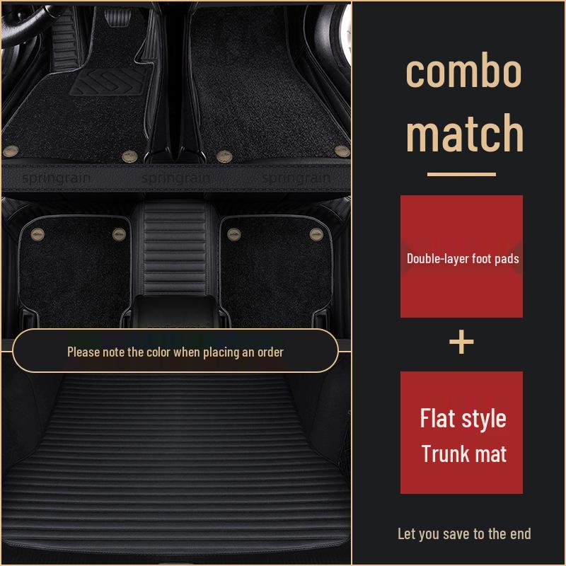Mercedes-Benz Genuine Leather Full Surround Floor Mats for E-Class, C-Class, S-Class, G-Class, EQC, EQE, GLS, GLE 450 AMG.