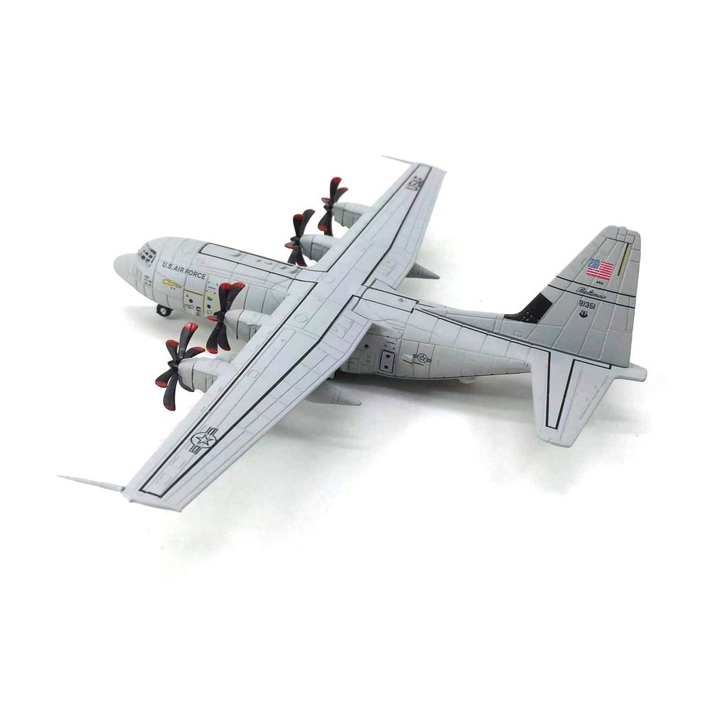 Alloy USAF Hercules Transport Aircraft Model Aircraft Model Simulation Aviation Science Exhibition Model Display Model 1200 C-130