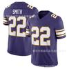 Unisex Cotton Football Jersey With Grid Purple Team Colors Training Casual Wear