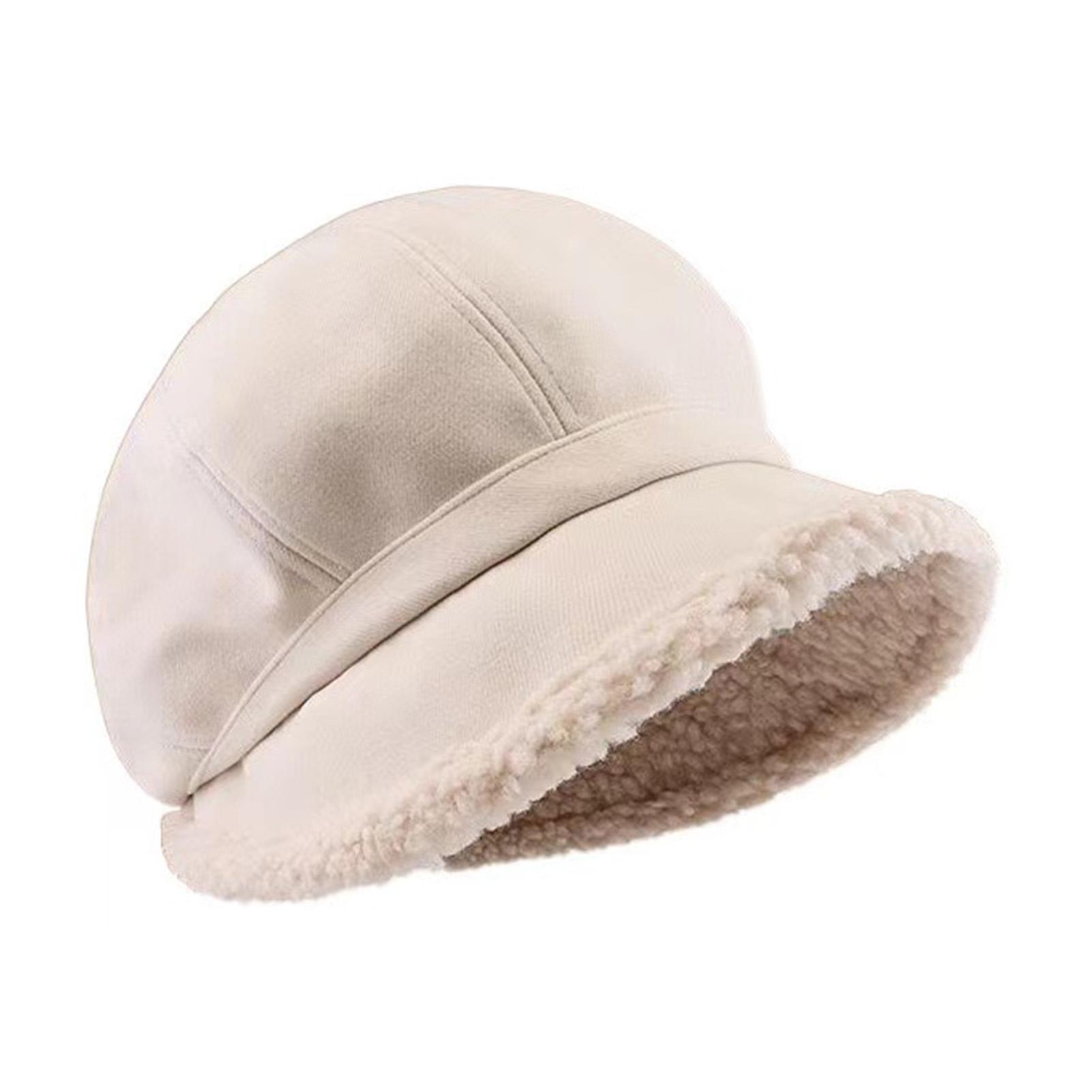 Женский берет Классический французский стиль Берет для женщин Зимний теплый Дышащий Повседневный Берет для прогулок Путешествий Отпуска бежевый