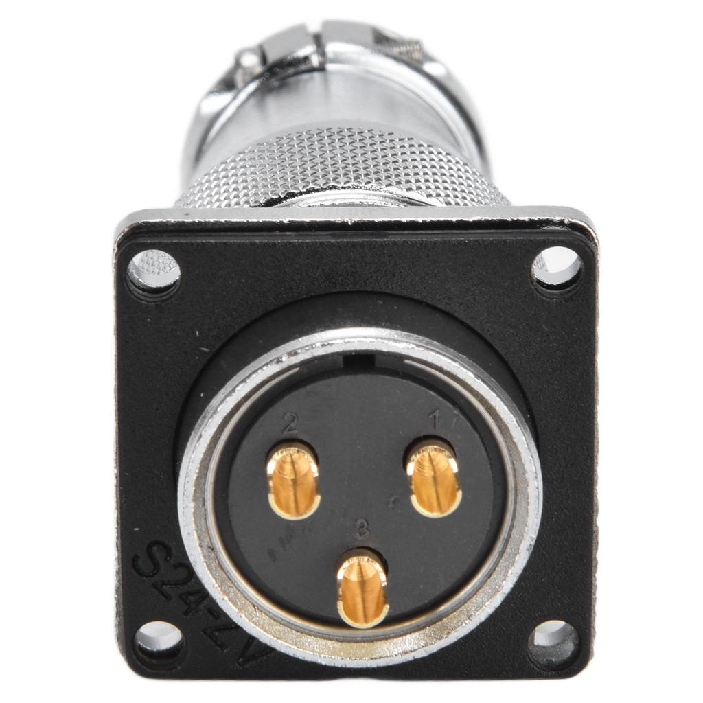 Aviation Connector AC 500V Stable High Strength Waterproof Power Supply Plug Socket Adapter