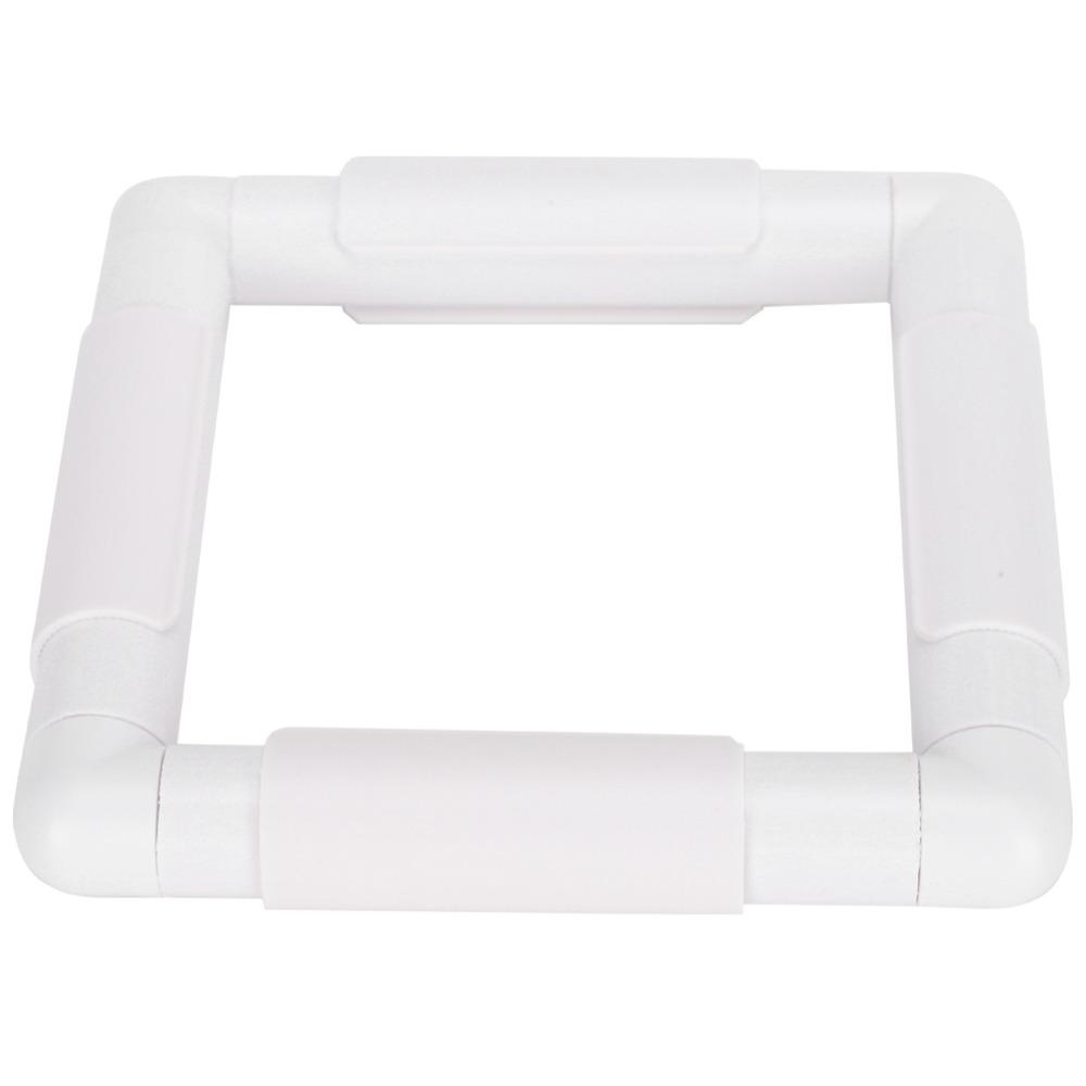 Plastic Cross Stitch Frame Square Shape Sewing Supplies Portable Embroidery Frame For Needlepoint