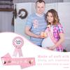 2Pcs Mommy To Be Sash Blue Pink Daddy To Be Badge Baby Shower Party Expectant Mother Father Costume Decoration Photo Prop Gender Reveals Gift