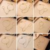 Gold-Plated Double Layer Thin Chain Stainless Steel Hand Chain Jewelry